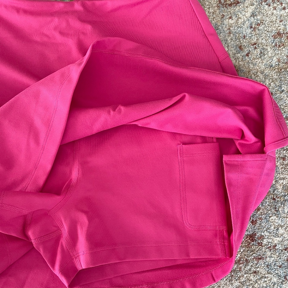 Girlfriend Collective Pink Cabaret BioCompressive Sport Skort Women’s Size Small - Picture 5 of 7